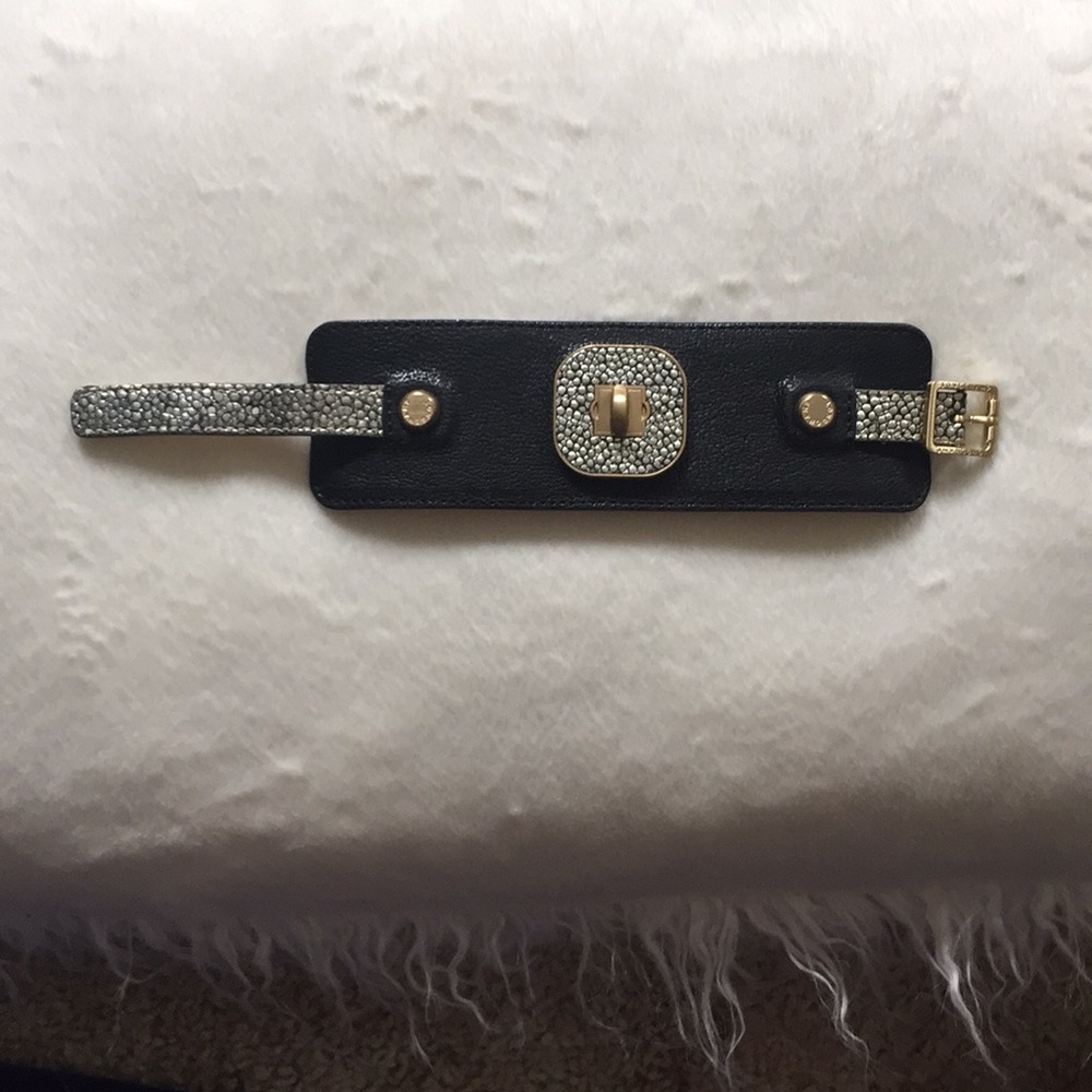 Genuine leather cuff by Longchamp